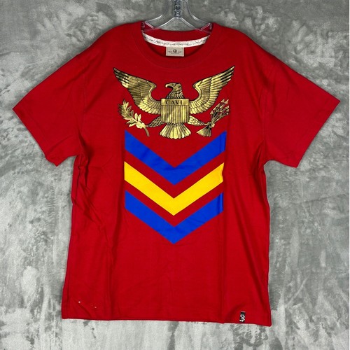 Cavi mens red graphic shirt - cavi,