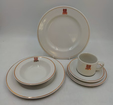 Vintage Cambridge University Fitzwilliam College Dinner Set By Churchill England