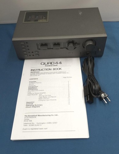 Quad integrated amplifier - quad,