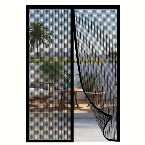 Magnetic insect door screen - insect,