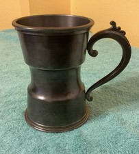 Antique Pewter Tankard Mug