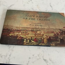 State Barges On The Thames 1st