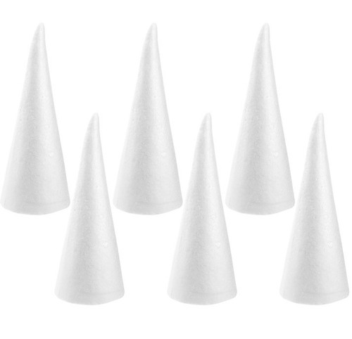 Pieces polystyrene cones - 6,