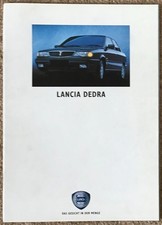 LANCIA Dedra Car Sales Brochure June 1992 German Text