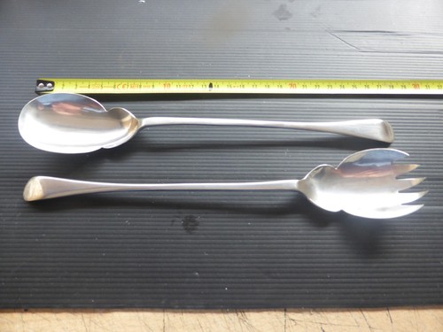 Silver plated salad set