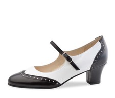 Werner Kern - Ladies Dance Shoe - Emma 45 - Black / White