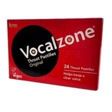 Vocalzone Throat Pastilles - 24 Pack - Reduce Irritation In The Throat -