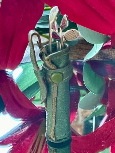 Novelty silver golf club - silver,