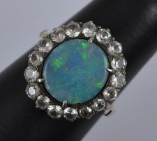 Antique opal doublet - opal,