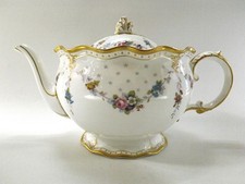 BEAUTIFUL ROYAL CROWN DERBY "ROYAL ANTOINETTE" A1225 LARGE TEAPOT REF 96/3