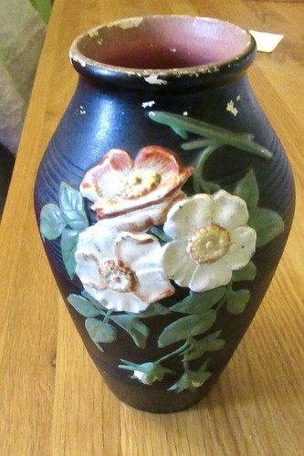 Vintge flower vase made - vintge,