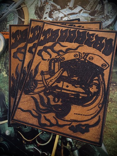 Ironhead leather patch harley - ironhead,