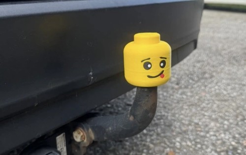Lego head tow bar - head,