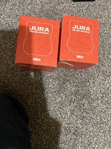 Jura single malt whiskey - jura, glass