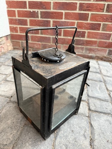 Old railway lantern - railway,