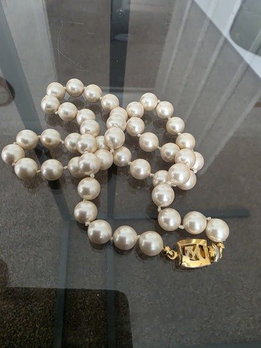 Vintage monet pearl necklace - vintage,