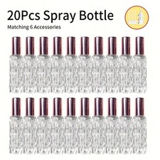 20pcs 10ml clear glass - 20pcs, perfume