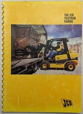 Original JCB Teletruk Range Forklift Sales Brochure, 1999