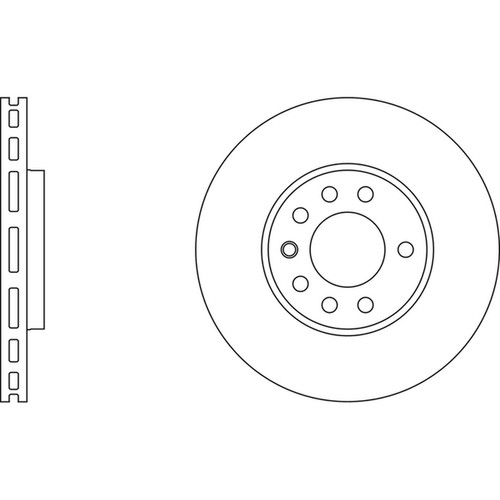 Brake discs vented for opel - vented,