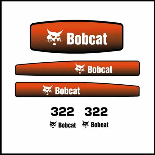 Bobcat 322 sticker decal - bobcat,