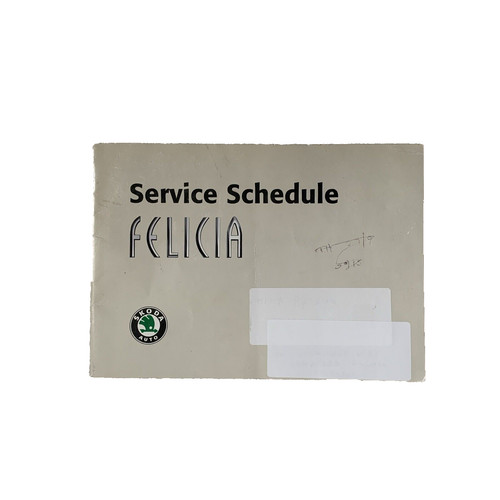 Skoda felicia service - felicia,