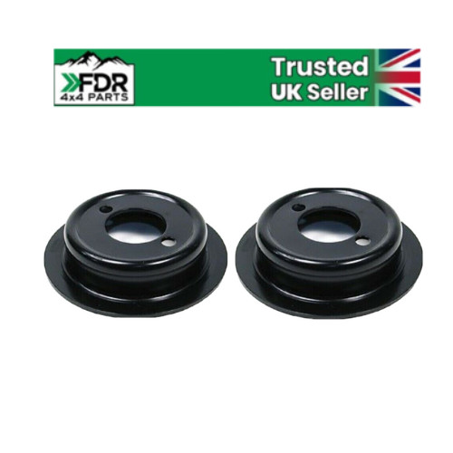Rear coil spring seat plates - rear,