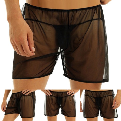 Mens sexy sheer see - mens,