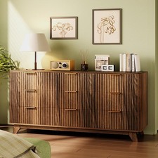 Fluted Dresser 57 Inch Wide