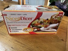 Original JML Nicer Dicer with Two Cutters and Storage Jars In Original Box VGC