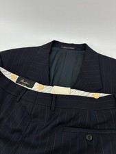 Corneliani 42R Navy Pinstripe