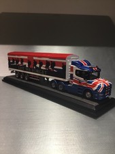 1/76 Oxford Scania T Cab Truck And Code 3 Lest We Forget Trailer