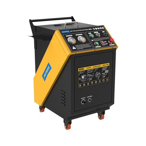 Dry ice blasting cleaning - dry,