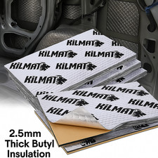 Car Sound Deadening Mat 24 Sheets 25x40cm 2.5mm 25sqft Butyl Noise Insulation