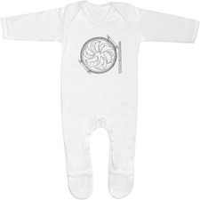 'Dumplings & Chopsticks' Baby Romper Jumpsuits / Sleep suits (SS040503)