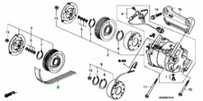 HONDA COMPRESSOR BELT