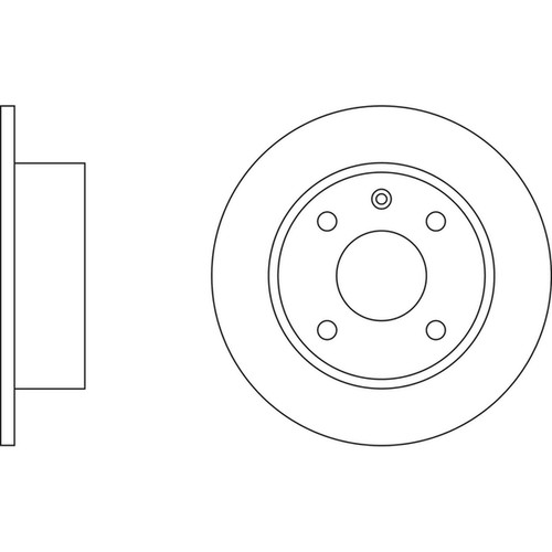 Brake discs solid for ford - discs,
