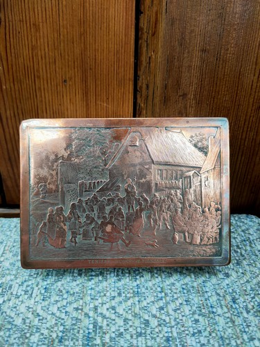 Antique copper embossed - antique,