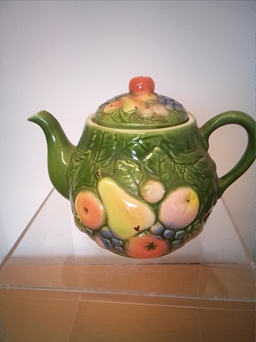 Large french teapot vintage - french,