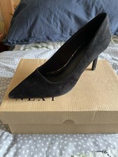 NEXT Black Faux Suede High