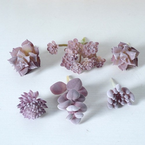 Artificial purple succulent - purple,