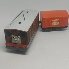 TOBY #7 + Mail Truck Thomas Motorised Trackmaster Train Fully Working