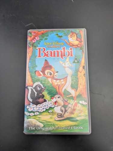 Disney bambi 1994 vhs - bambi, tape
