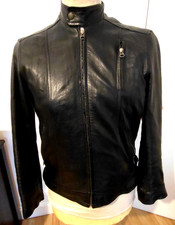 Leather Biker Jkt Skinny Fit -