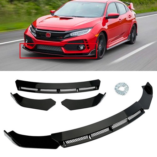 Glossy front bumper lip body - bumper,