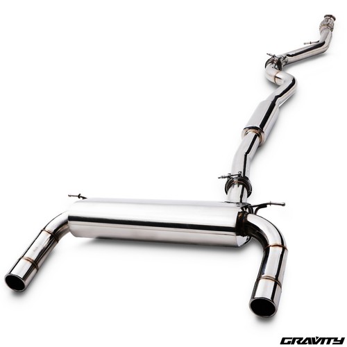 Stainless cat back exhaust - 3",