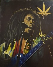  Bob Marley painting on canvas