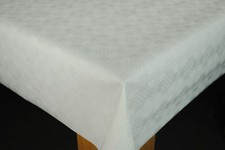 CHECKERS WHITE TEXTURED DAMASK