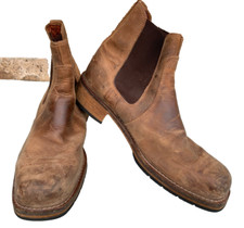 Shellys Brown Leather Boots