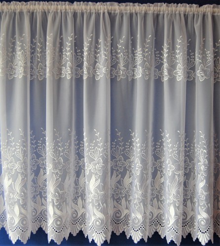 Vienna white voile plain - vienna,