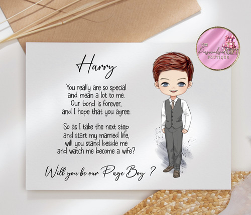 Personalised wedding will you - personalised,